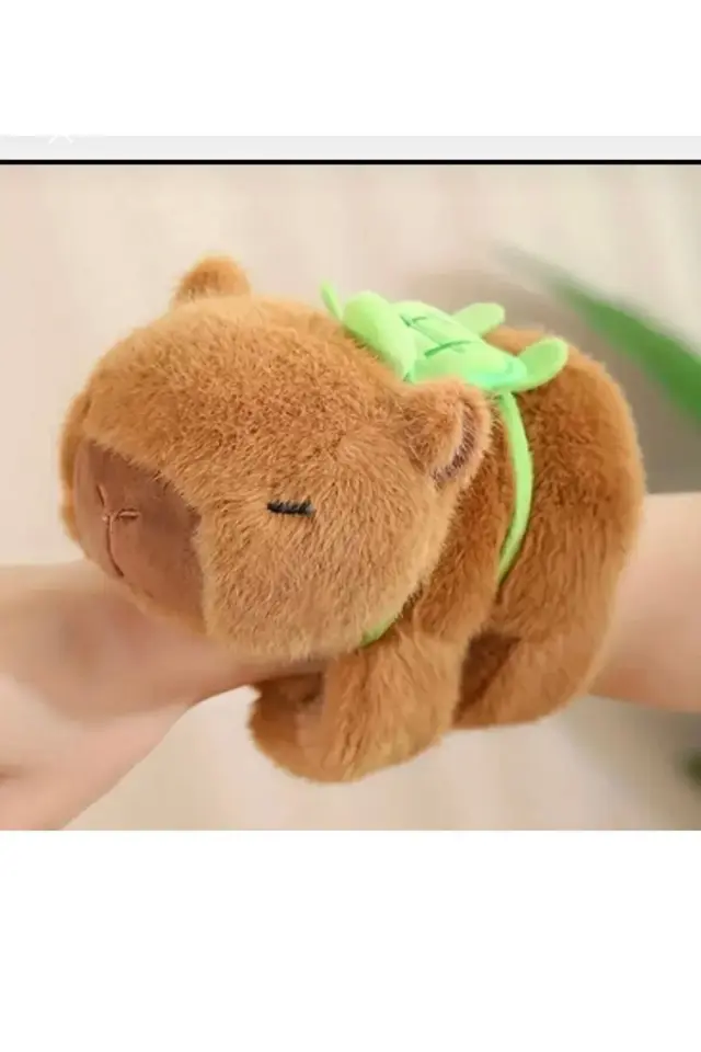 Kahverengi Capybara 18cm bilek ve araba için oyuncak