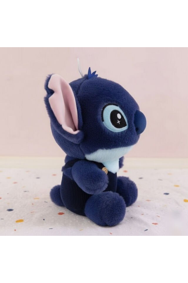 Tavşan kulaklı Stitch peluş oyuncak ithal yumuşak stich peluş 30cm