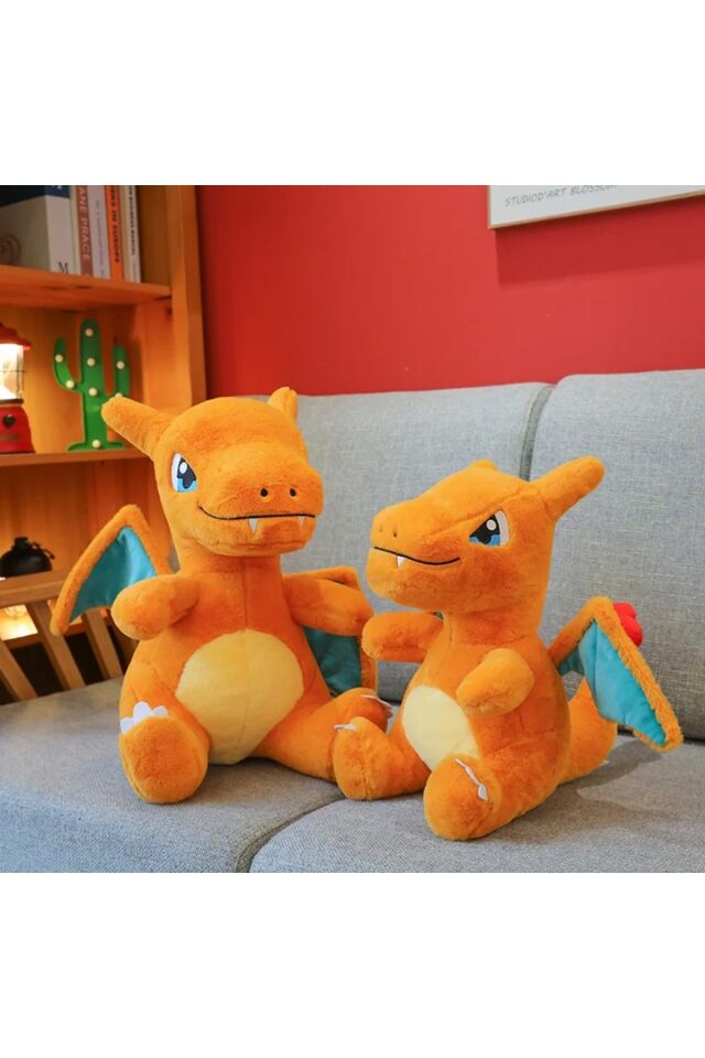 Charizard peluş oyuncak Pokemon peluş charmander evrimi çarizard 25cm
