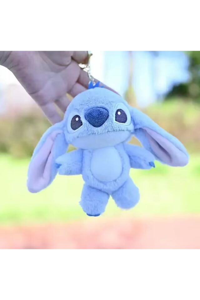 Stitch peluş oyuncak anahtarlık ve çanta süsü 12cm stich anahtarlık
