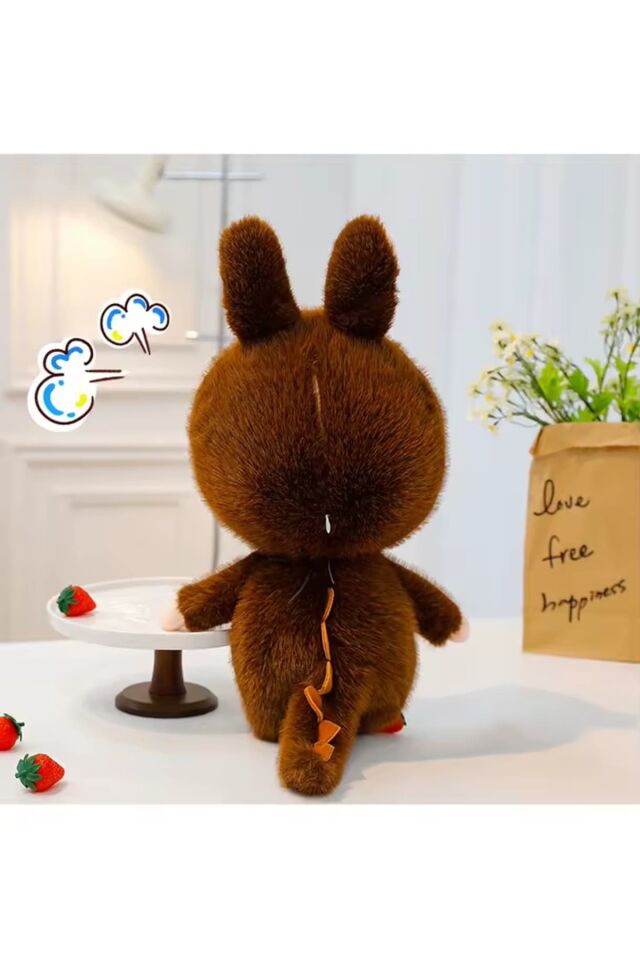 Beyaz dragon labubu peluş oyuncak kuyruklu seri labubu peluş oyuncak 40cm