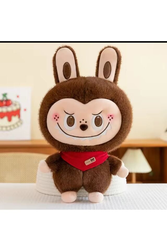 labubu peluş oyuncak labubu oyuncak yeni stil anime 25cm tüylü