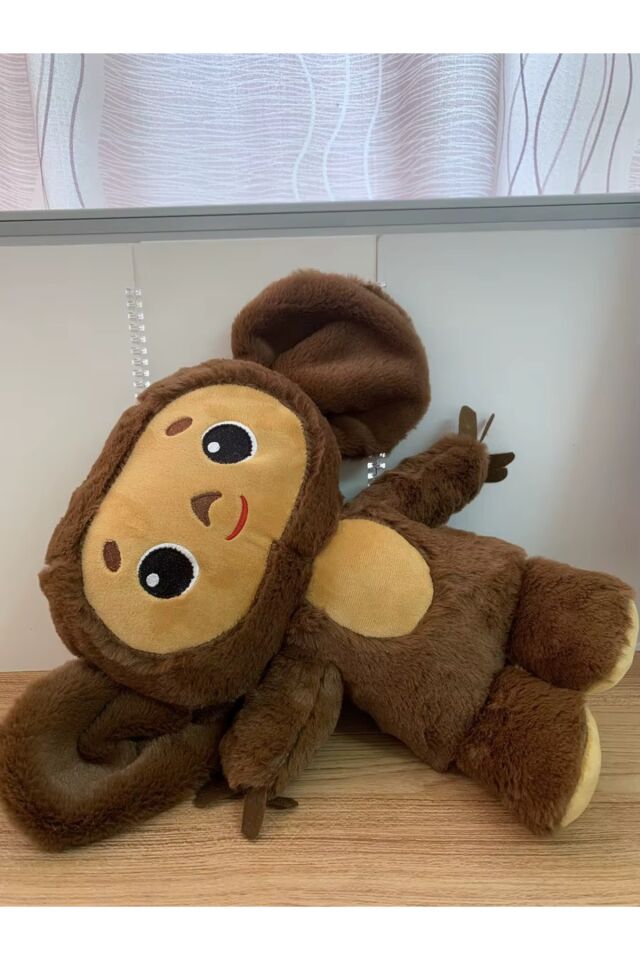 Cheburaska Peluş Oyuncak Uyku Arkadaşı 35cm Yeni Stil Rus Anime Oyuncak Serisi Ayıcık Uyku Arkadaşı