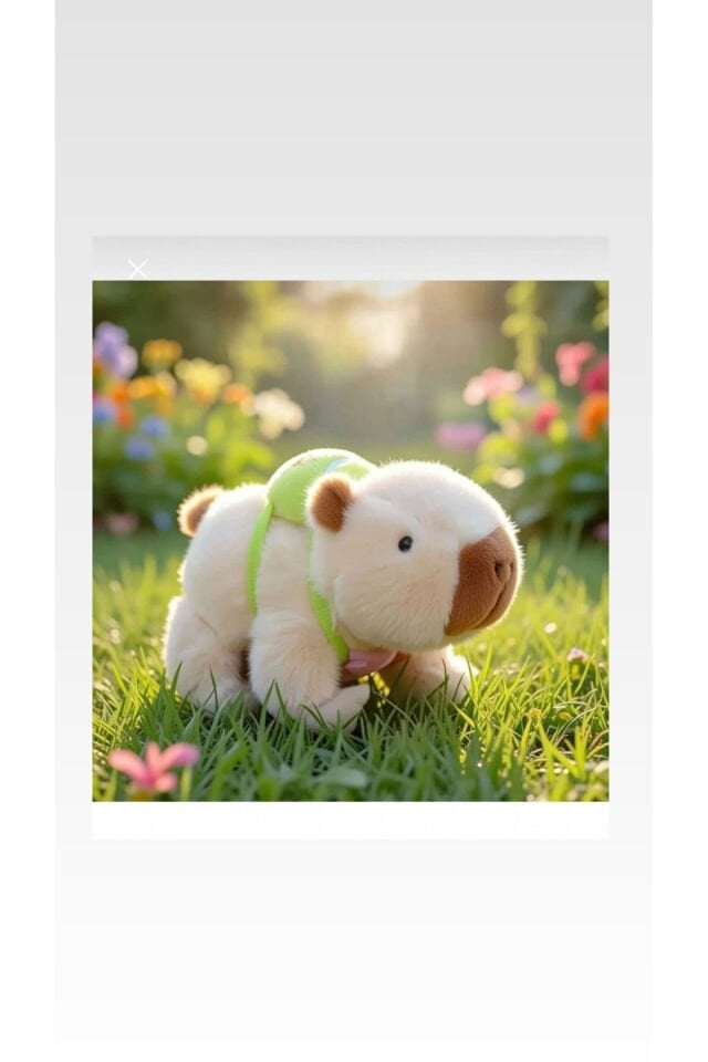 Kahverengi Capybara 18cm bilek ve araba için oyuncak