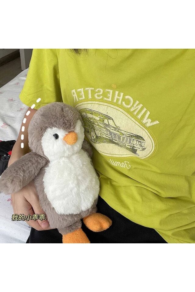 Penguen Peluş Oyuncak 30cm Penguen Peluş Sanrio Kawaii Yumuş Uyku Arkadaşı