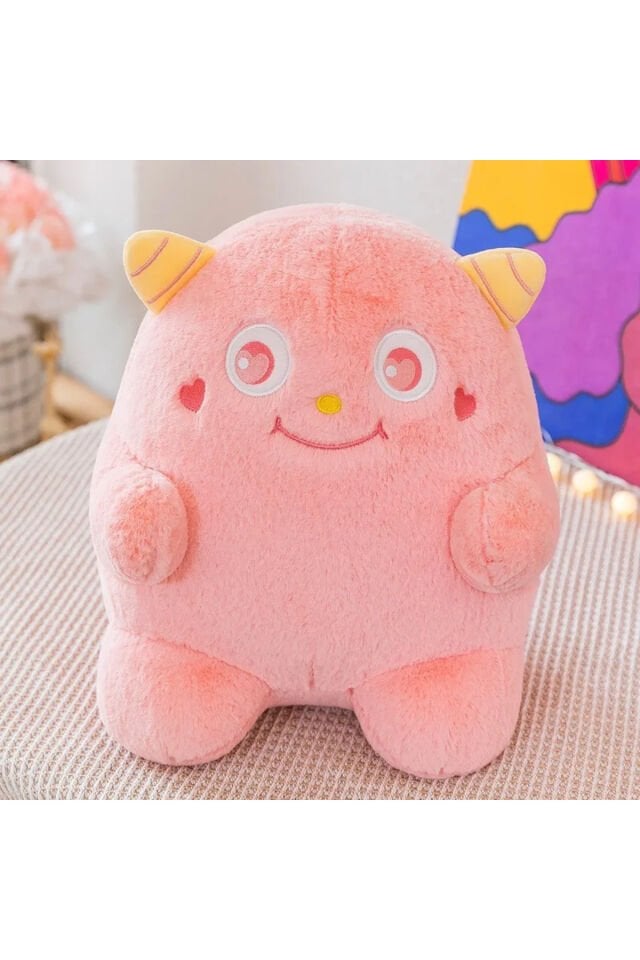 küçük canavarlar 20cm peluş oyuncak 1 adet - sevimli uzaylılar tüylü
