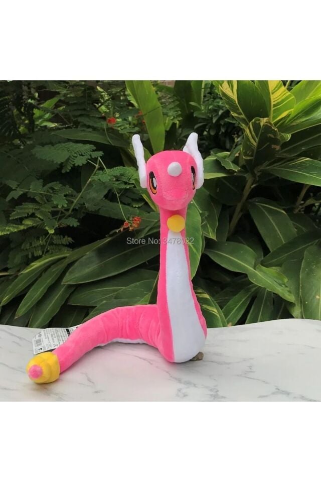 Dragonair 60cm pembe Pokemon peluş oyuncak figür