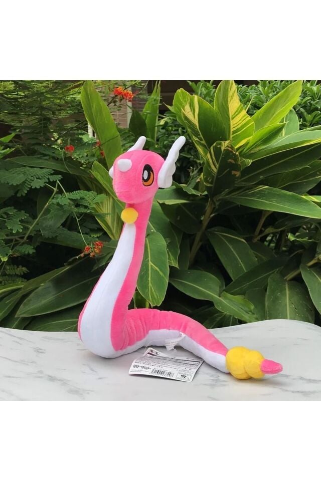 Dragonair 60cm pembe Pokemon peluş oyuncak figür