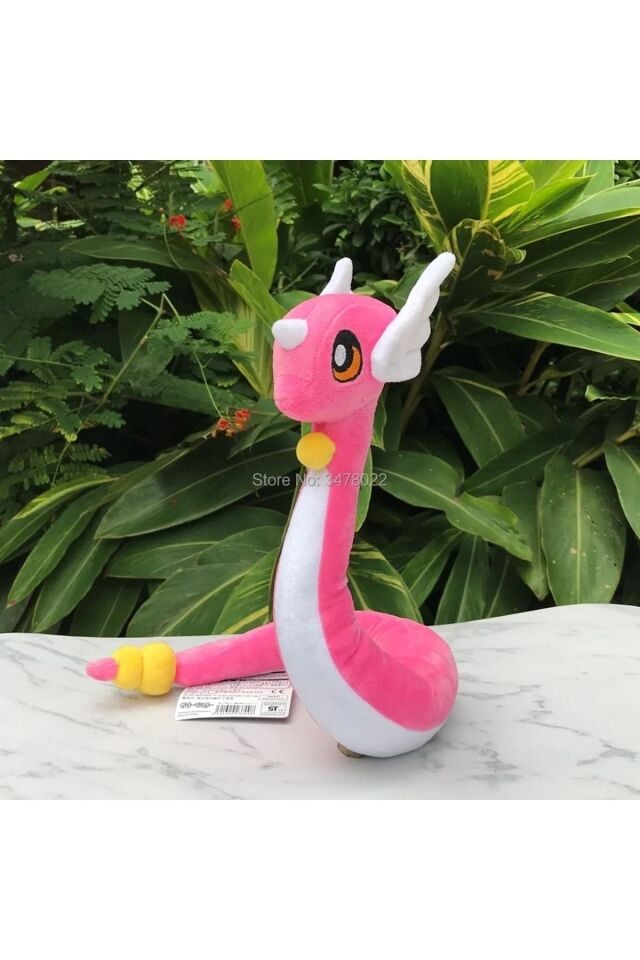 Dragonair 60cm pembe Pokemon peluş oyuncak figür